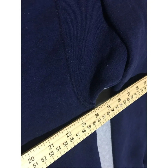 Womens Auburn Hoodie Size Large Vintage Navy Blue Embroidered No String College - Picture 2 of 3